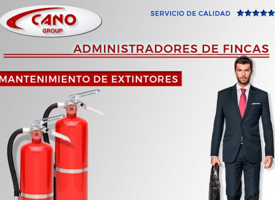 Contratos de mantenimiento de extintores para Administradores de Fincas