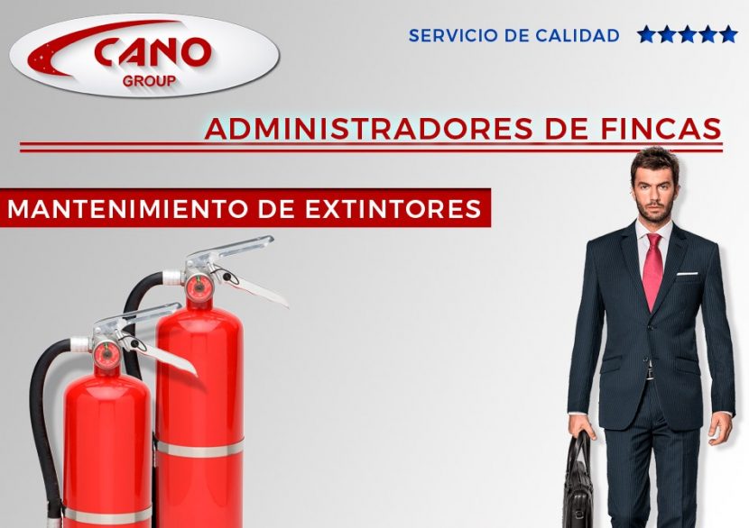 Contratos de mantenimiento de extintores para Administradores de Fincas